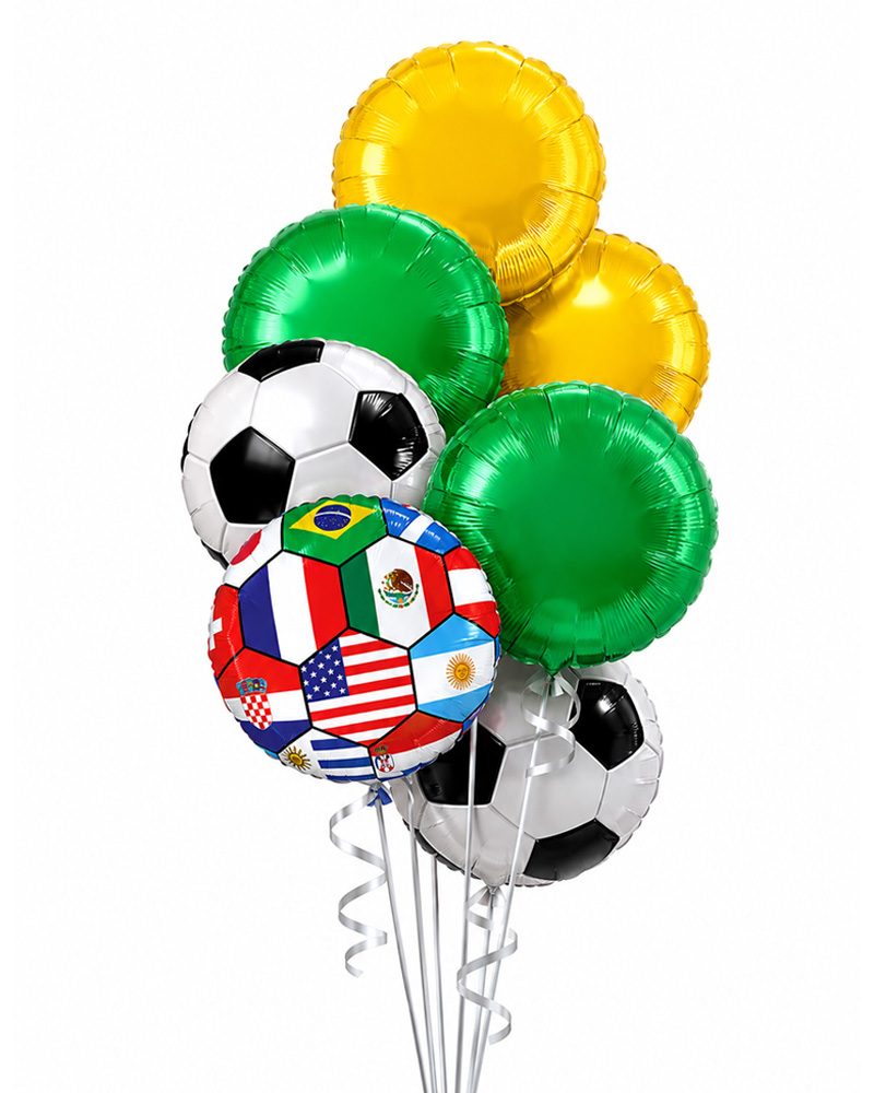 2026 World Cup watch party Brazil balloon bouquet