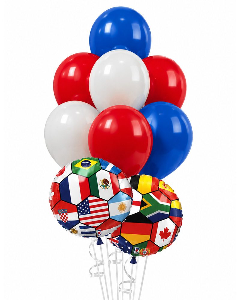 2026 World Cup watch party Canada balloon bouquet