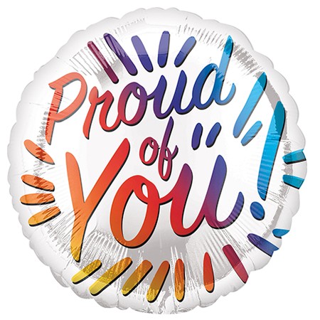18in Proud of You Mylar Balloon