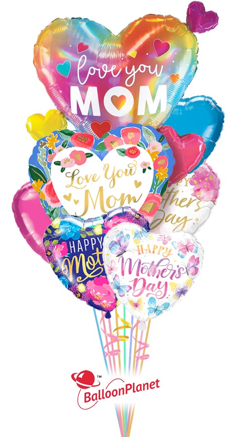 Save $35 - Mother's Day Mystery Bouquet (14 Mylar Balloons)