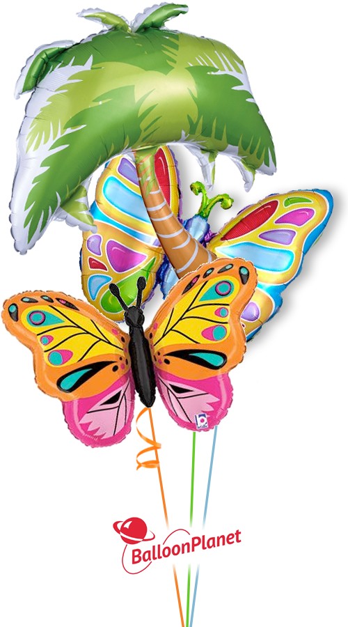 Butterfly Buddies Balloon Bouquet (3 Balloons)