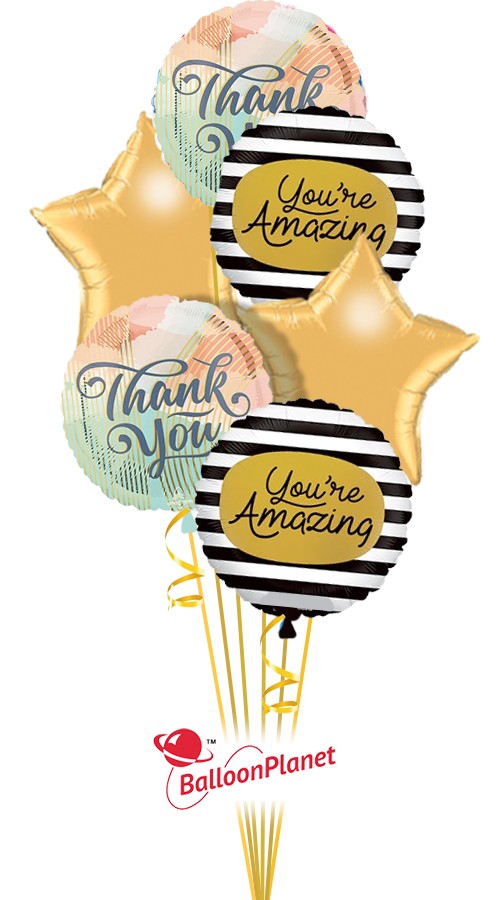 Amazing Boss Balloon Bouquet (6 Balloons)