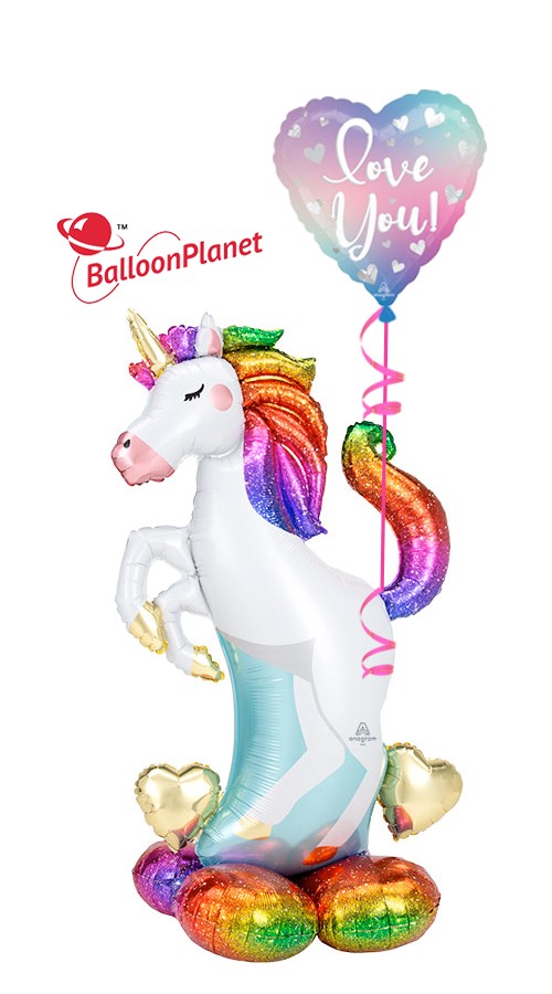 Unicorn Love I AirLoonz Balloon Display (2 Balloons)