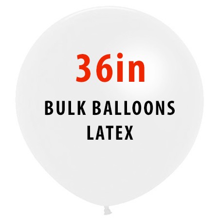 Latex 36in - Round Weight Included Price Per Balloon