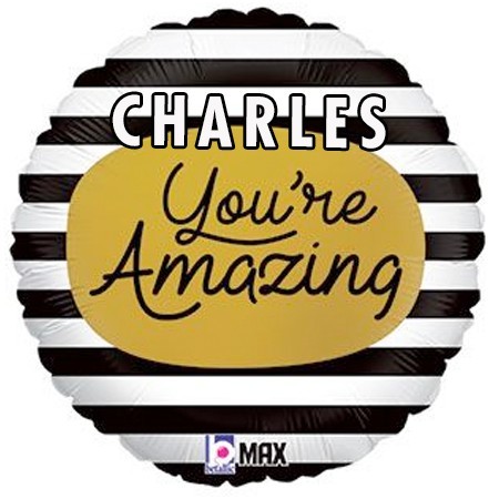 18in You're Amazing Personalized Balloon