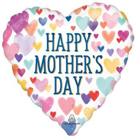 18in Heart Sprinkles Mother's Day Balloon