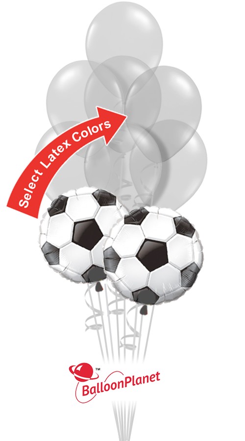 Select Your Team Colors (7 Latex + 2 Soccer Mylars)
