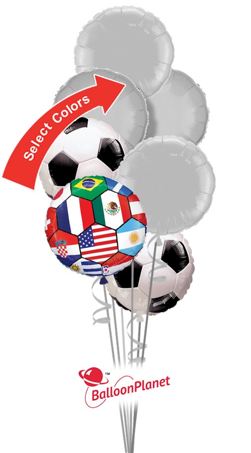 Select World Cup Colors (4 Plain Mylars + 3 Printed Mylars)