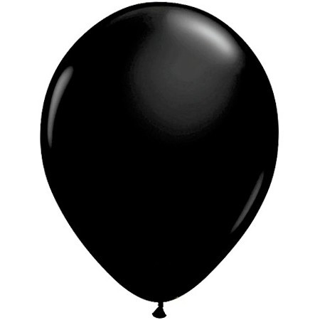 Plain Black 11in Latex