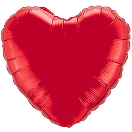 Red Heart Plain 18in Mylar Balloon